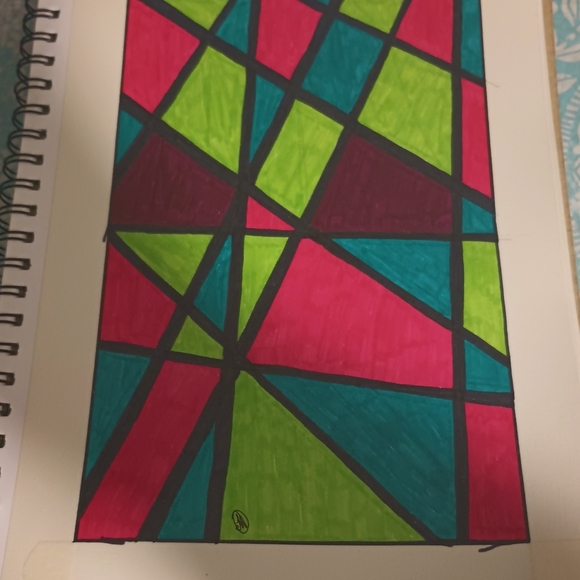 9"x12" sketch abstract wall art - Picture 6 of 12